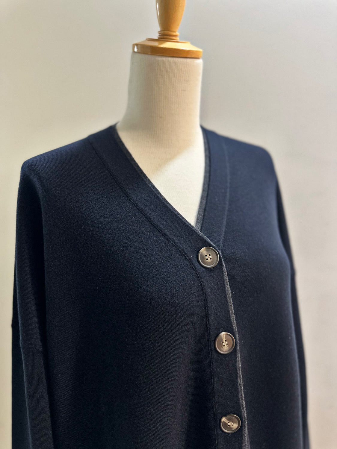 ENFOLD FAKE-LAYERED CARDIGAN