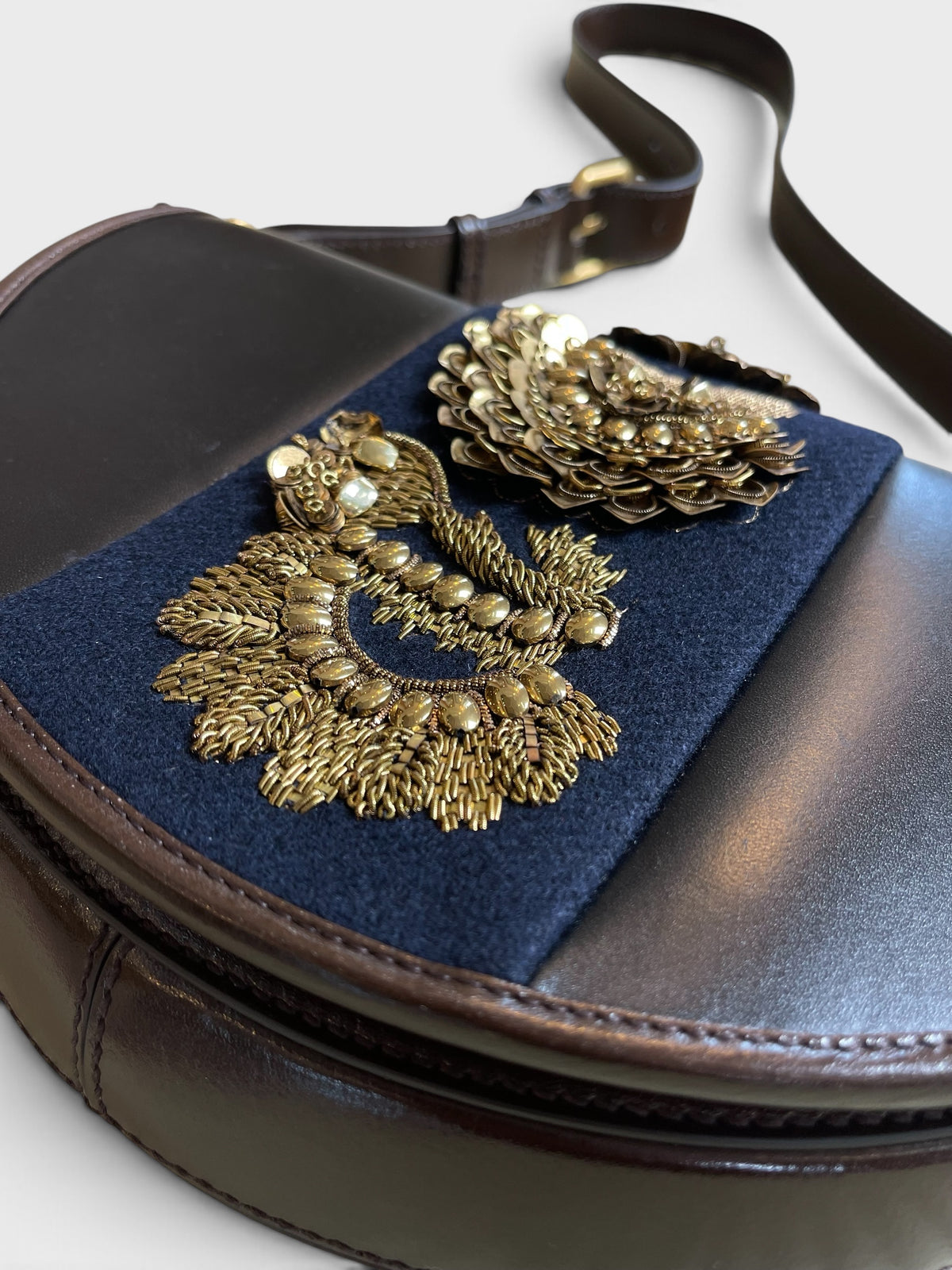 DRIES VAN NOTEN【262-011542】BW262-ARC253-4216 W.L BAG
