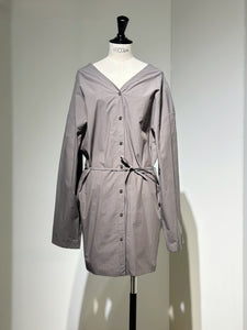 AMOMENTO STRIPE SHIRTS DRESS