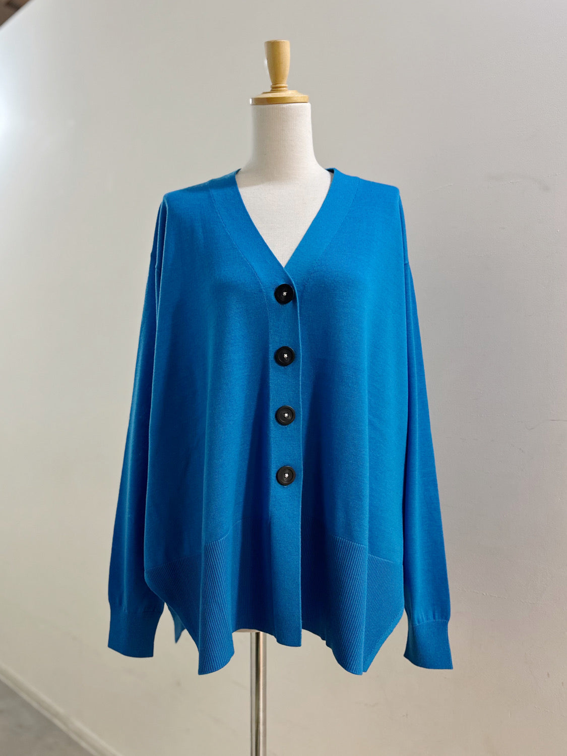 ENFOLD FLARE-SILHOUETTE CARDIGAN