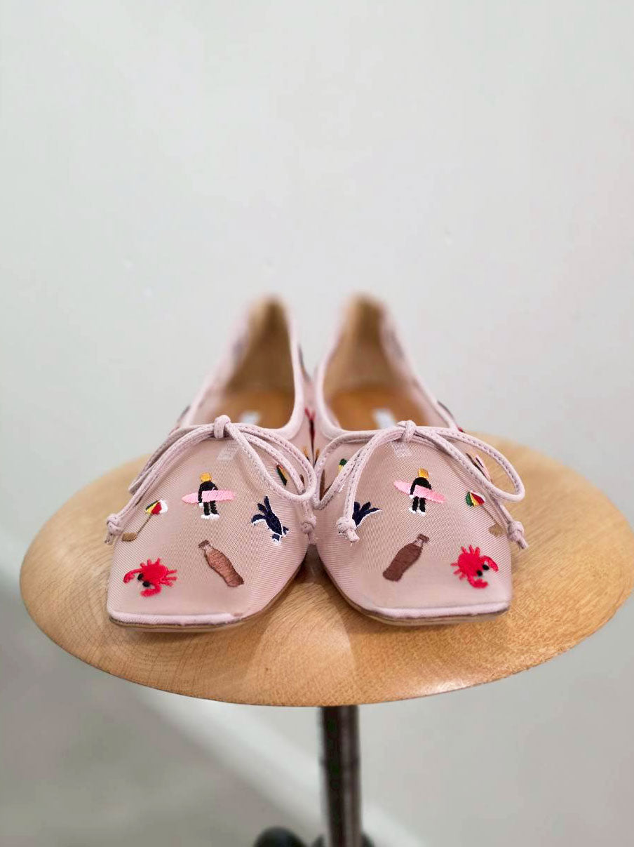 PIPPICHIC  AMBER BALLET EMBROIDERY
