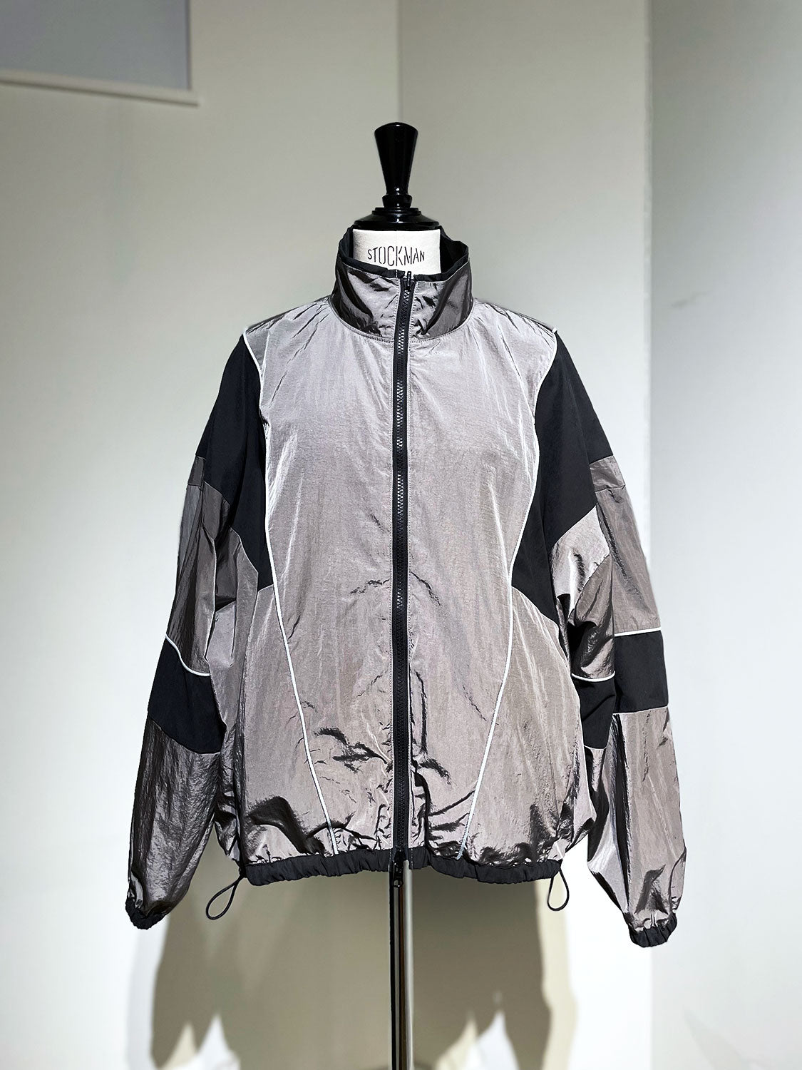 MAISONSPECIAL Reversible Tulle Docking Track Jacket