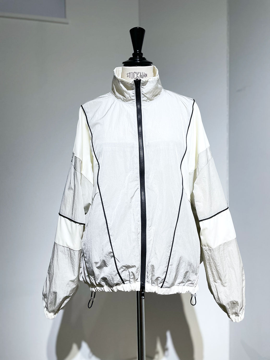 MAISONSPECIAL Reversible Tulle Docking Track Jacket