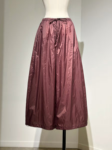 AMOMENTO NYLON SHIRRING PANTS