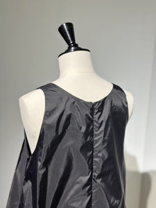 AMOMENTO NYLON VOLUME MINI DRESS