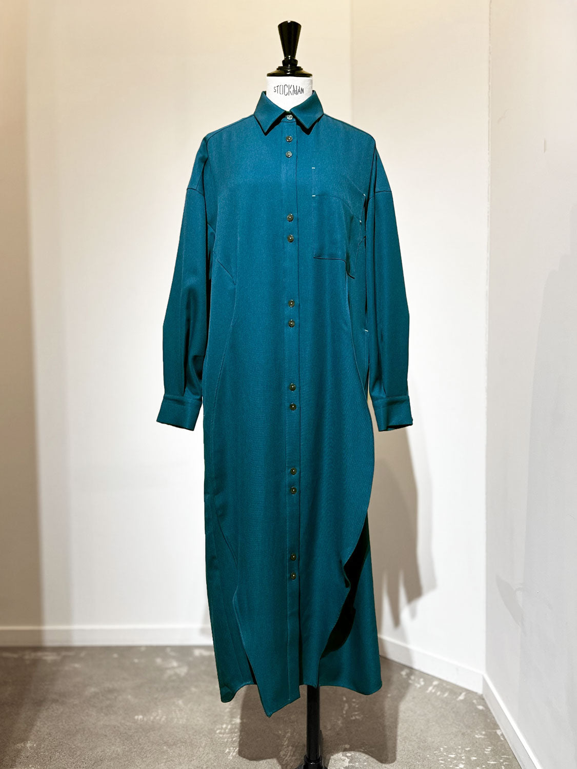 någonstans egg drape shirt dress