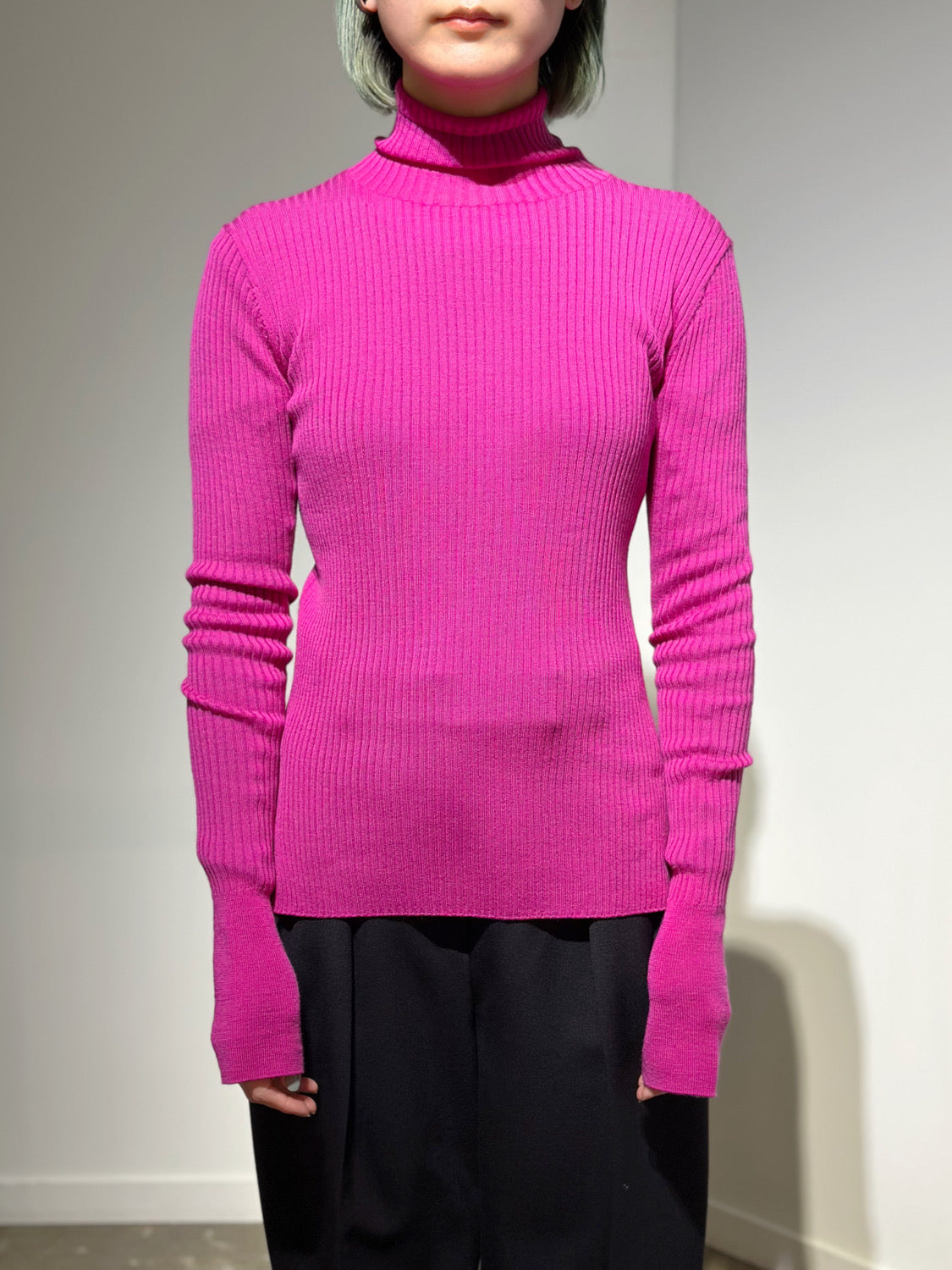 någonstans high-neck long-sleeves