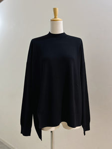 ENFOLD U-SLIT BOX PULLOVER