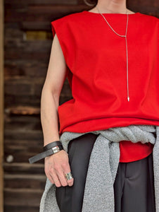 Lemme.  L12307 Glow Lariet Necklace
