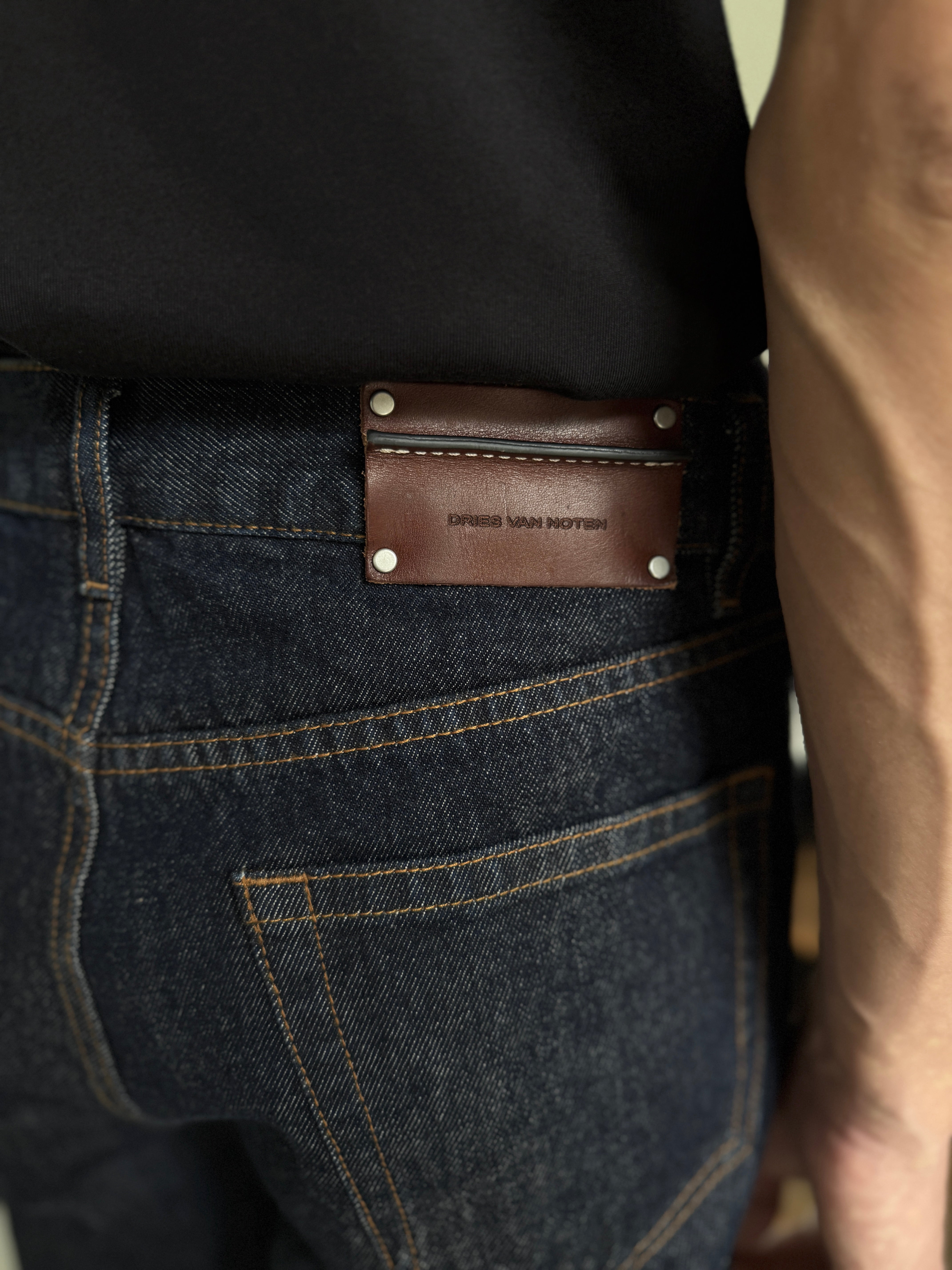 DRIES VAN NOTEN  PANTHERO BIS DEN 4400 M.W.PANTS