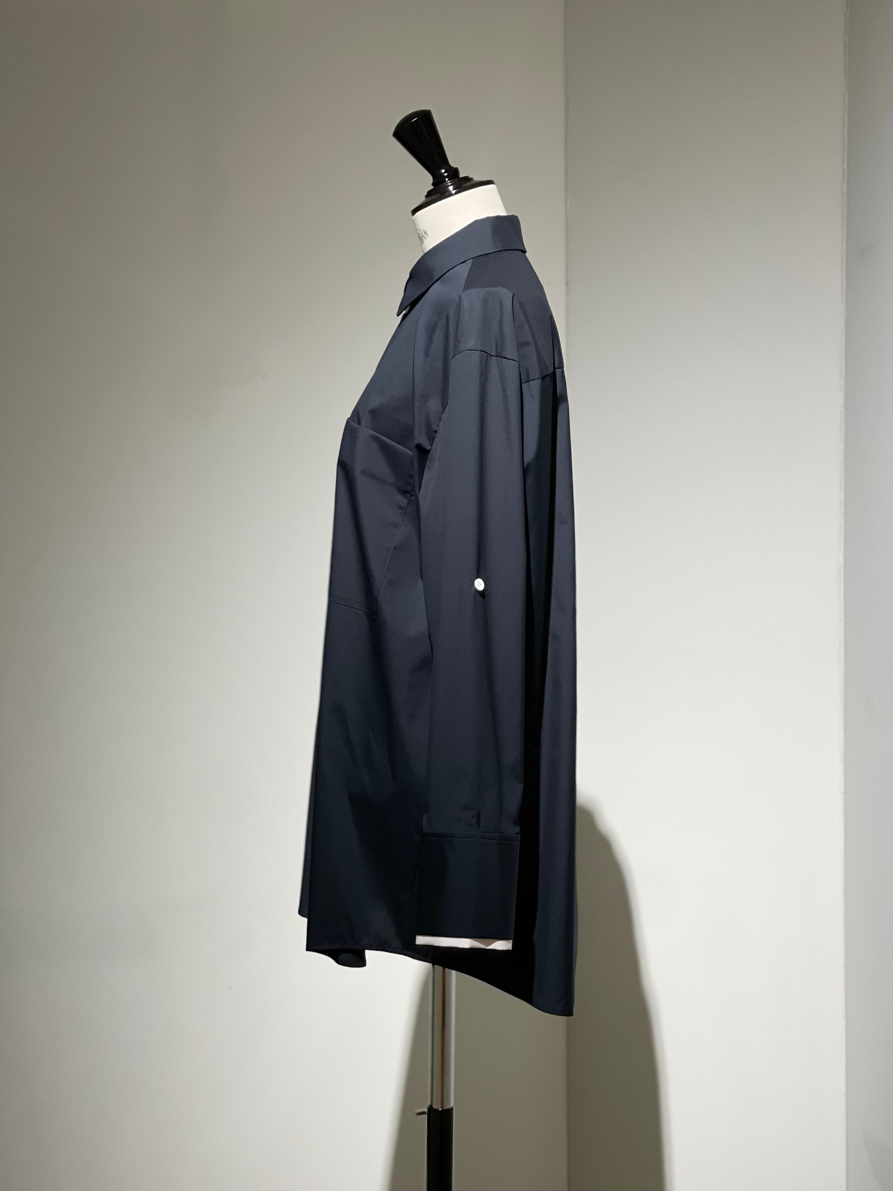ENFOLD  C/PEブロード CUFF COLLAR SHIRT