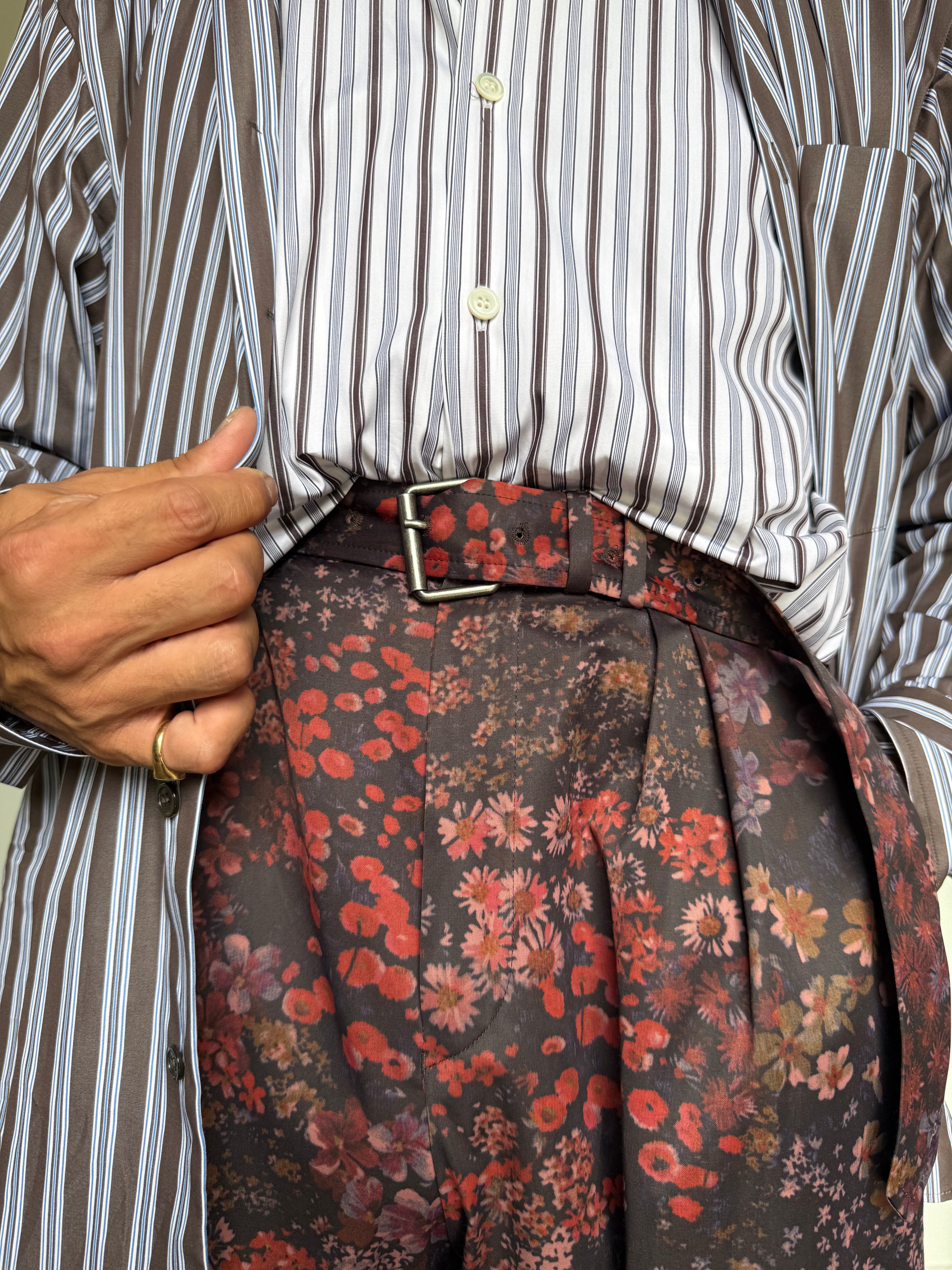 DRIES VAN NOTEN  PREACHES 4071 M.W.PANTS