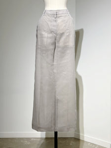 AMOMENTO SHEER STRAIGHT FIT PANTS