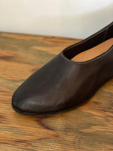 GUIDI　626R  LEATHER BALLERINA