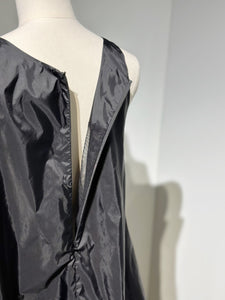 AMOMENTO NYLON VOLUME MINI DRESS