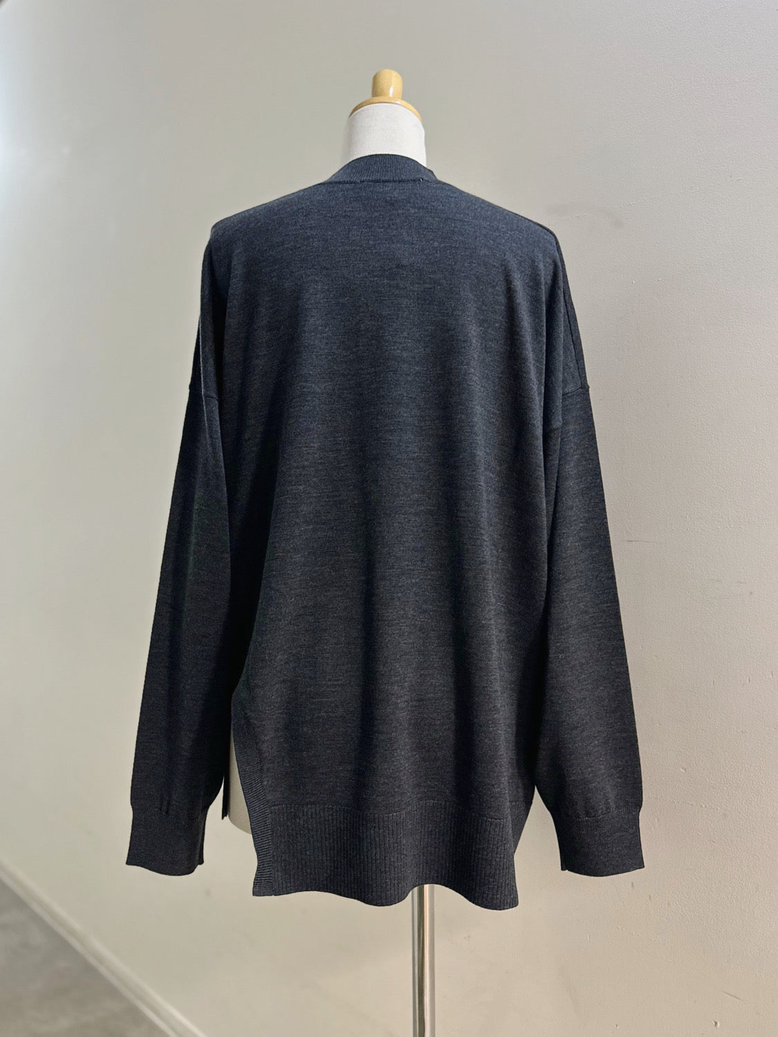 ENFOLD U-SLIT BOX PULLOVER