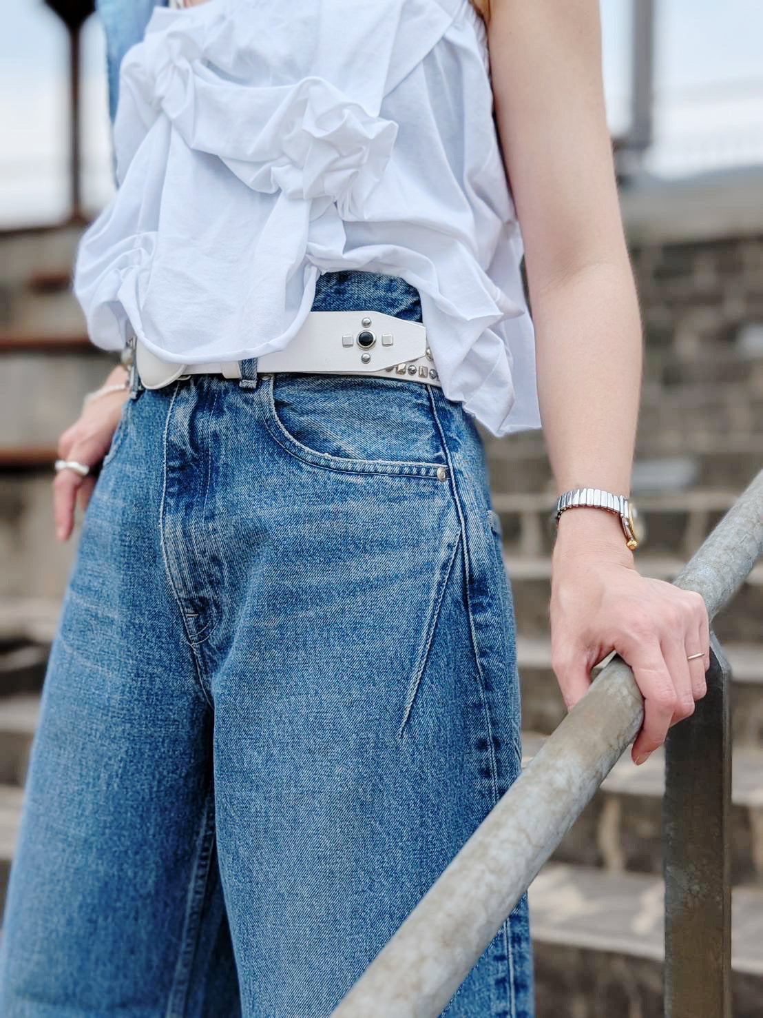 TANAKA  ST-134 TAPERED JEAN TROUSERS