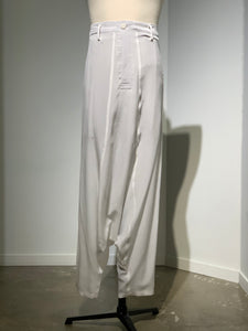 yohji yamamoto  HP-P34-537 12M SILK DESIN GUSSET SARROUEL PANTS