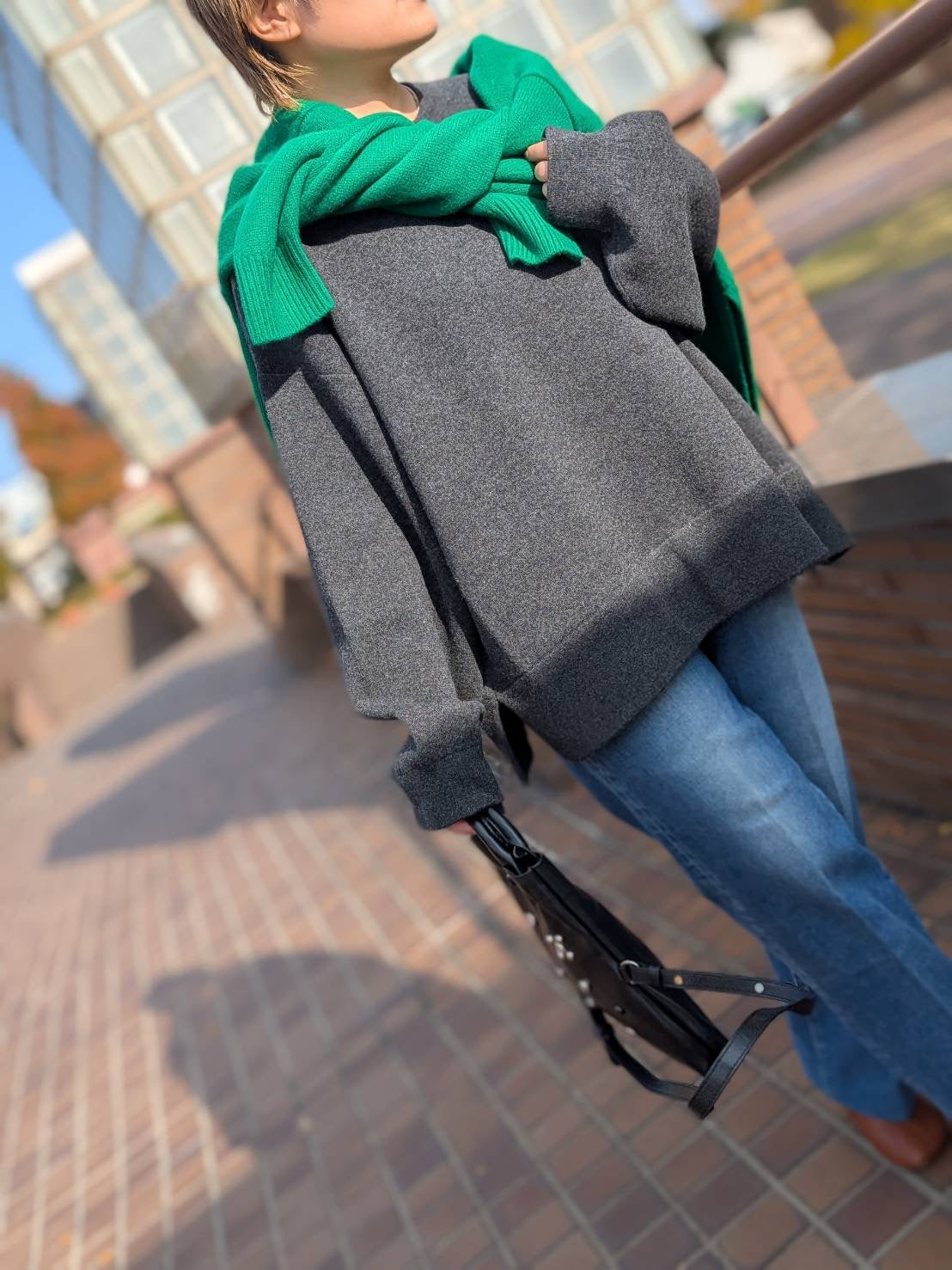 ENFOLD REVERSIBLE PULLOVER