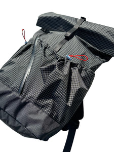 någonstans roll top backpack