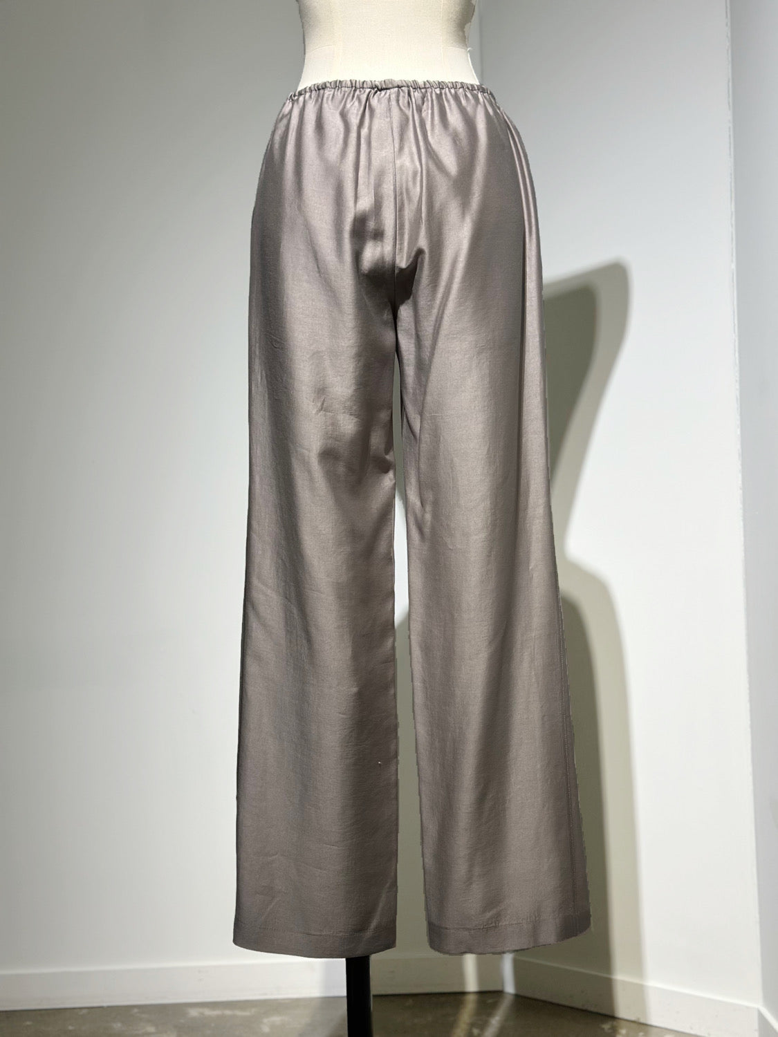 AMOMENTO SILKY BANDING PANTS