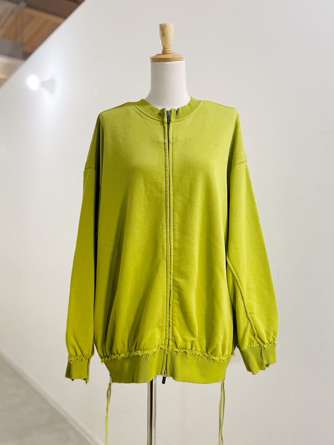 MAISONSPECIAL Multiway Zip Oversized Sweatshirt