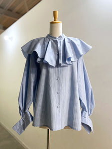 MAISONSPECIAL 2WAY ラッフルフリルブラウス