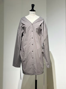 AMOMENTO STRIPE SHIRTS DRESS