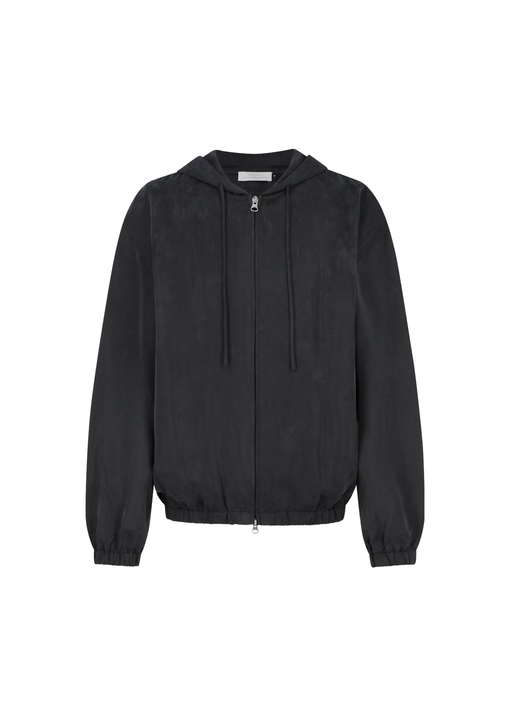AMOMENTO CUPRO HOOD ZIP UP JUMPER