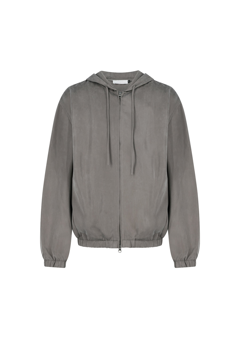AMOMENTO CUPRO HOOD ZIP UP JUMPER