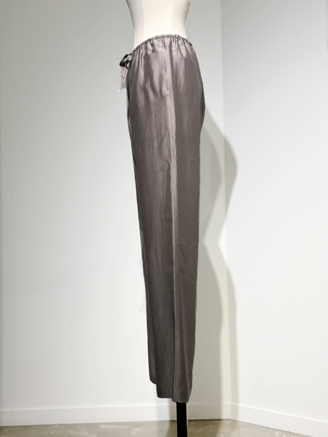 AMOMENTO SILKY BANDING PANTS