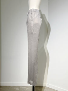 AMOMENTO SHEER STRAIGHT FIT PANTS