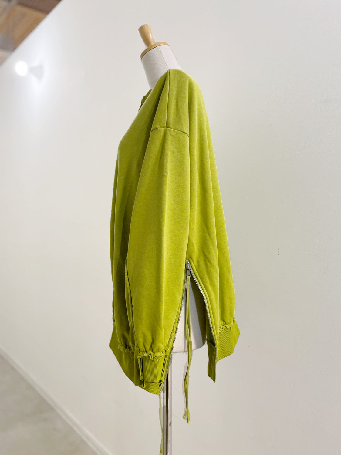 MAISONSPECIAL Multiway Zip Oversized Sweatshirt