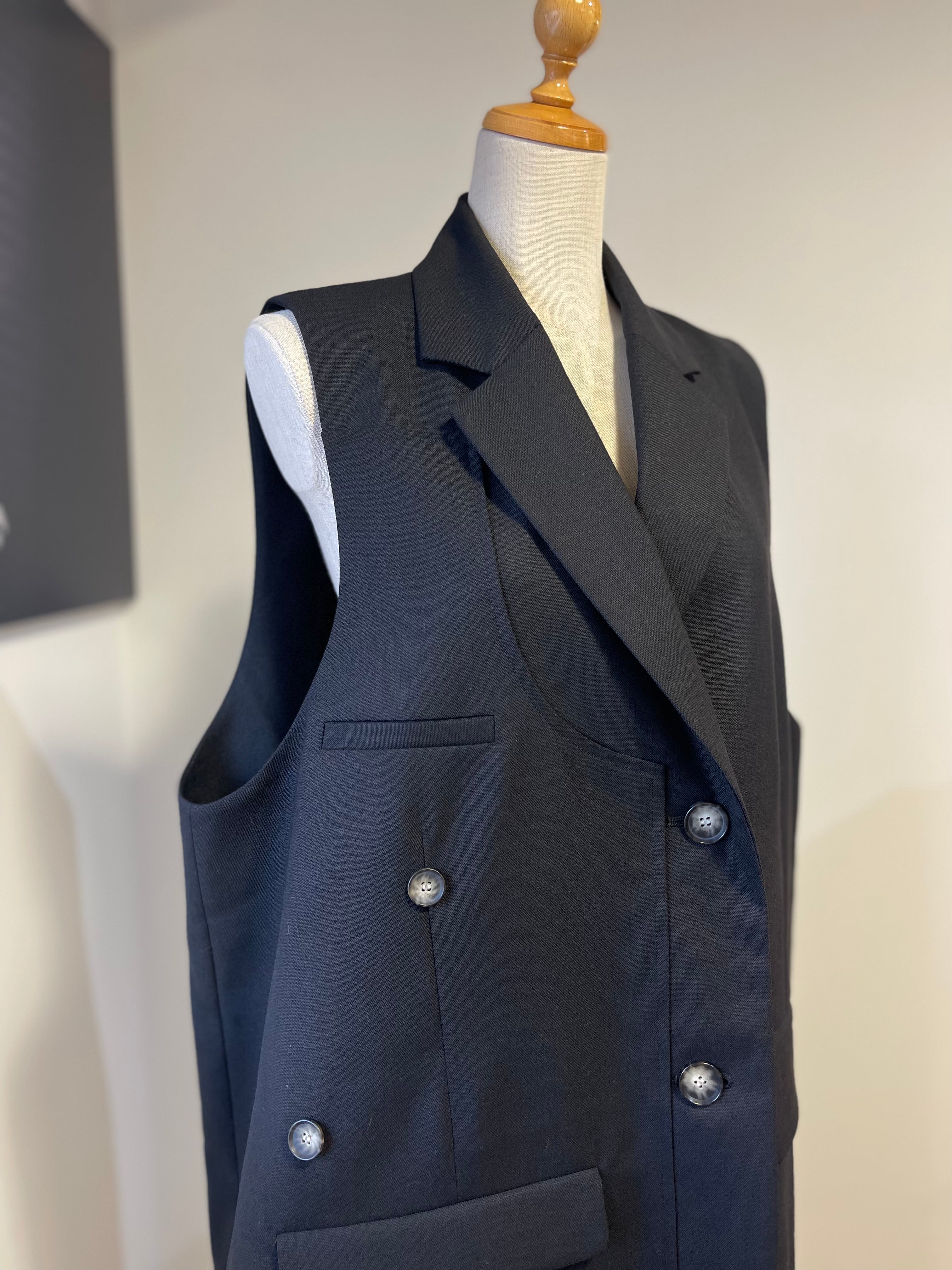 ENFOLD  DOUBLE SUIT VEST
