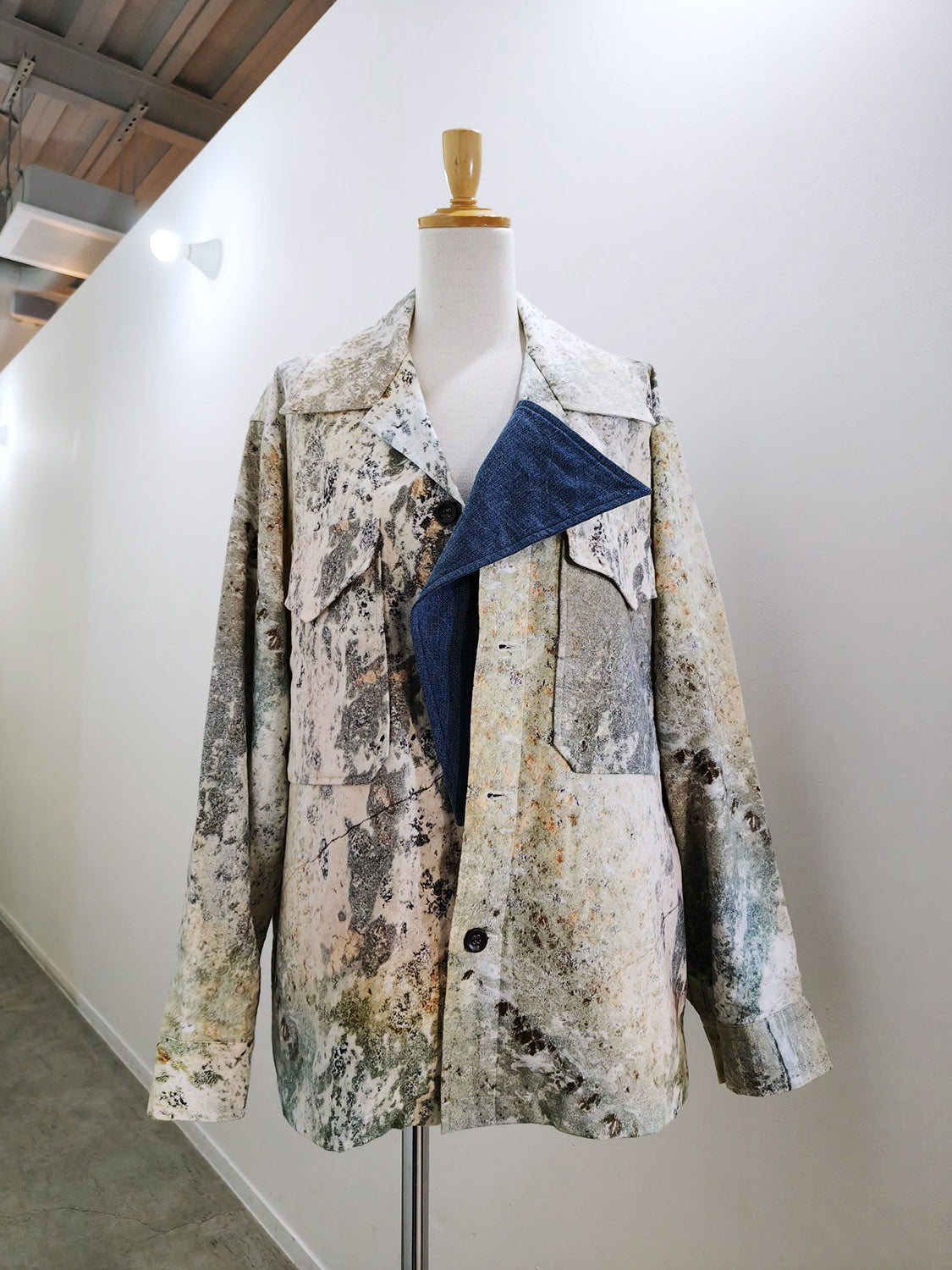 TANAKA DOUBLE POCKET SHIRT (MARBLE)
