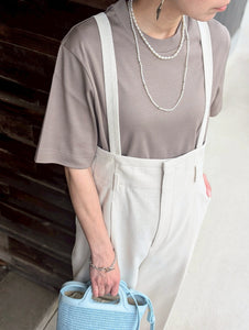Lemme.  L12306 Mist Pearl Necklace Silver(63cm)