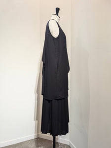 ENFOLD  PEツイル SQUARE DRAPE DRESS