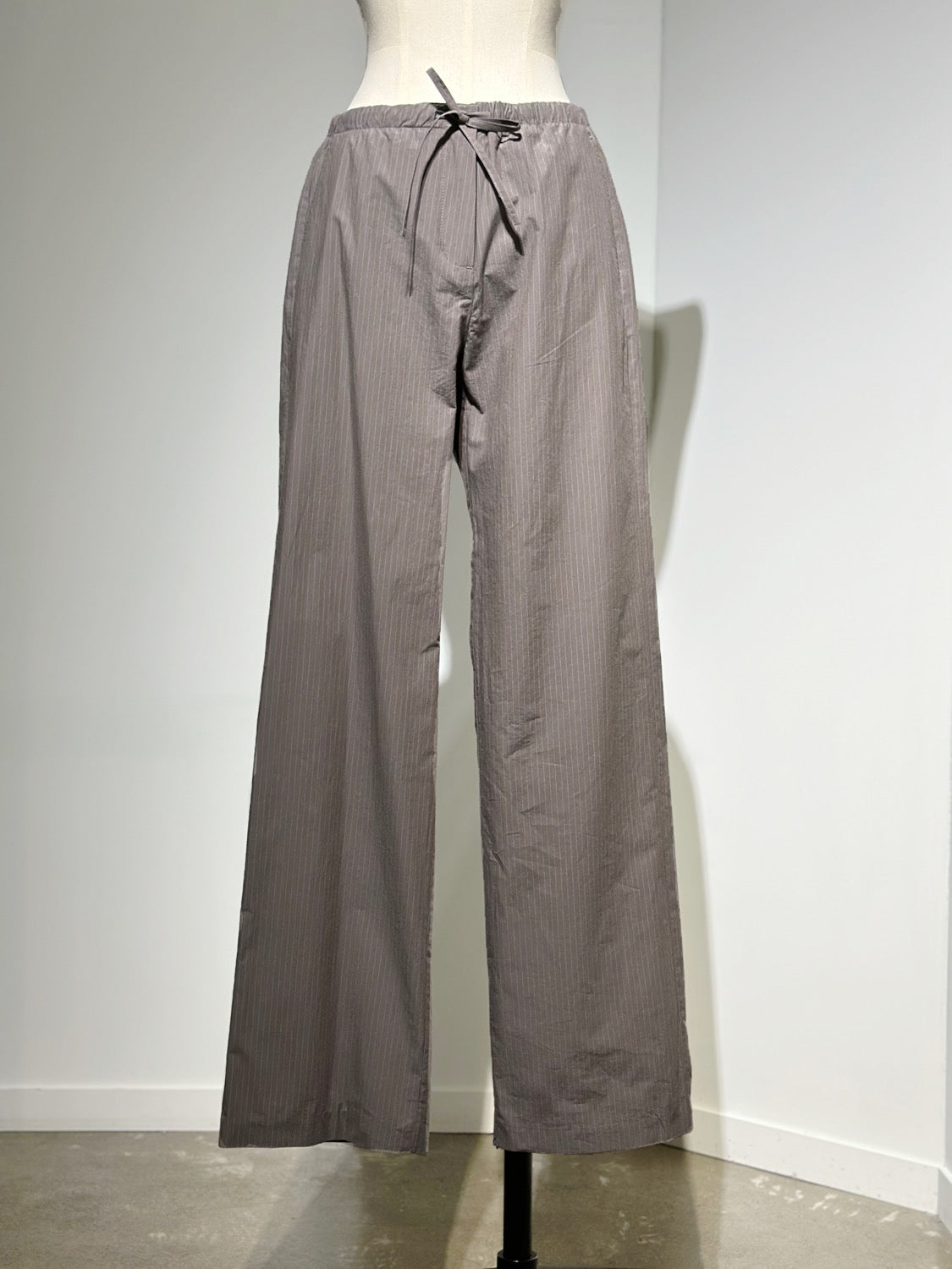 AMOMENTO STRIPE BANDING PANTS