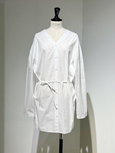 AMOMENTO COTTON SHIRTS DRESS