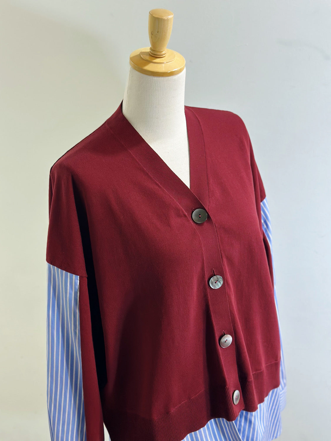 någonstans CRAFTGASS シャツコンビカーディガン