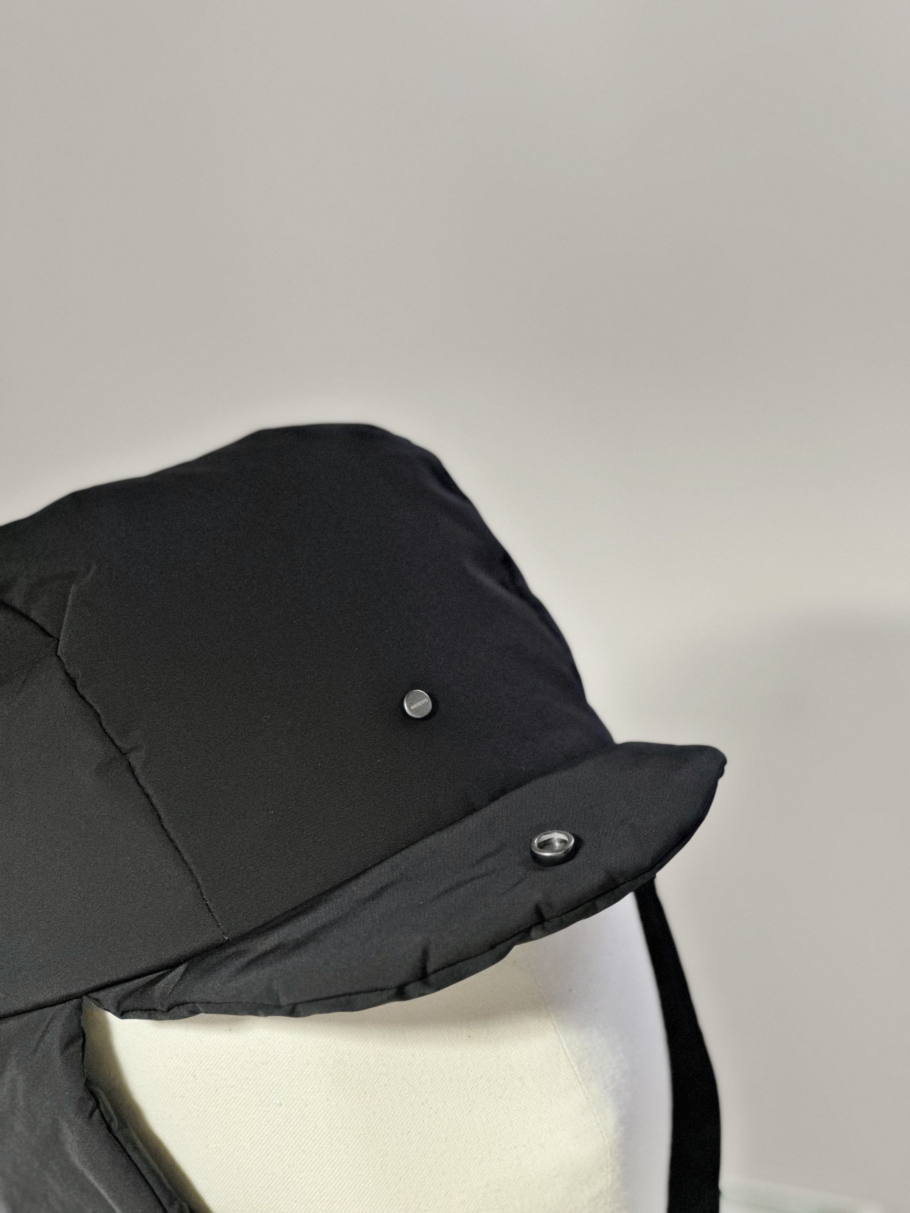 AMOMENTO TAFFETA PADDED EARMUFF CAP