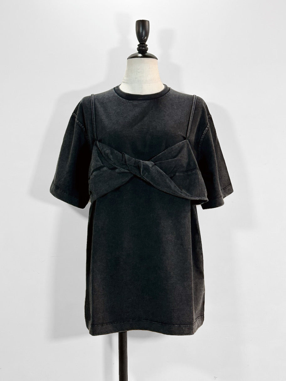 PRANK PROJECT Layered Bralette Tee