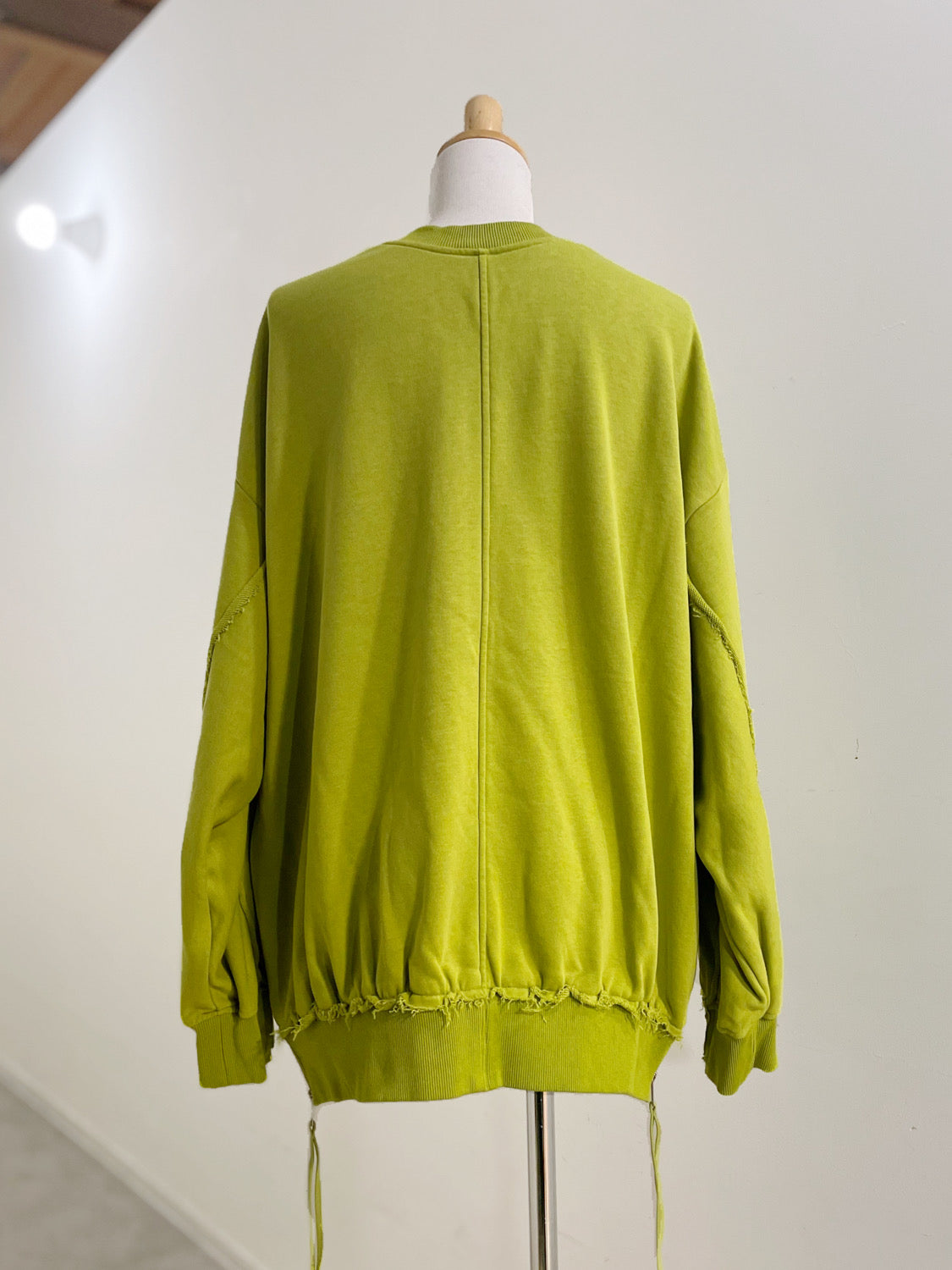 MAISONSPECIAL Multiway Zip Oversized Sweatshirt