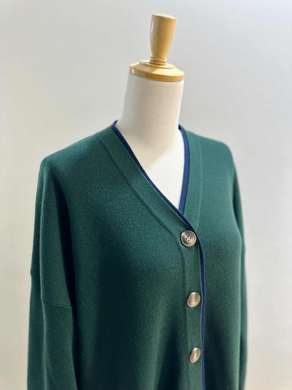 ENFOLD FAKE-LAYERED CARDIGAN