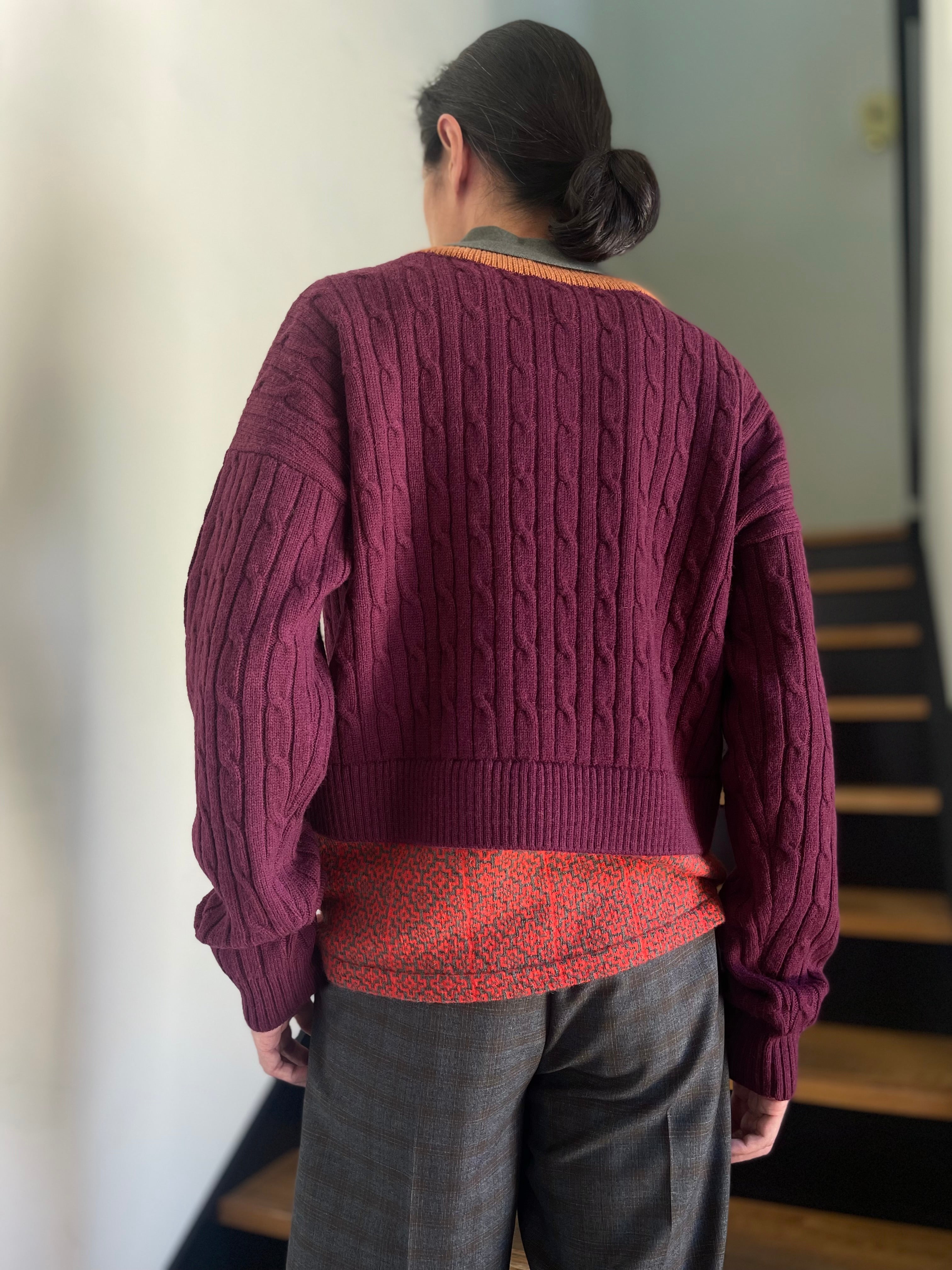 DRIES VAN NOTEN  MEDAN 4751 M.K.SWEATER