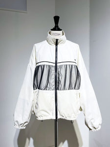 MAISONSPECIAL Reversible Tulle Docking Track Jacket