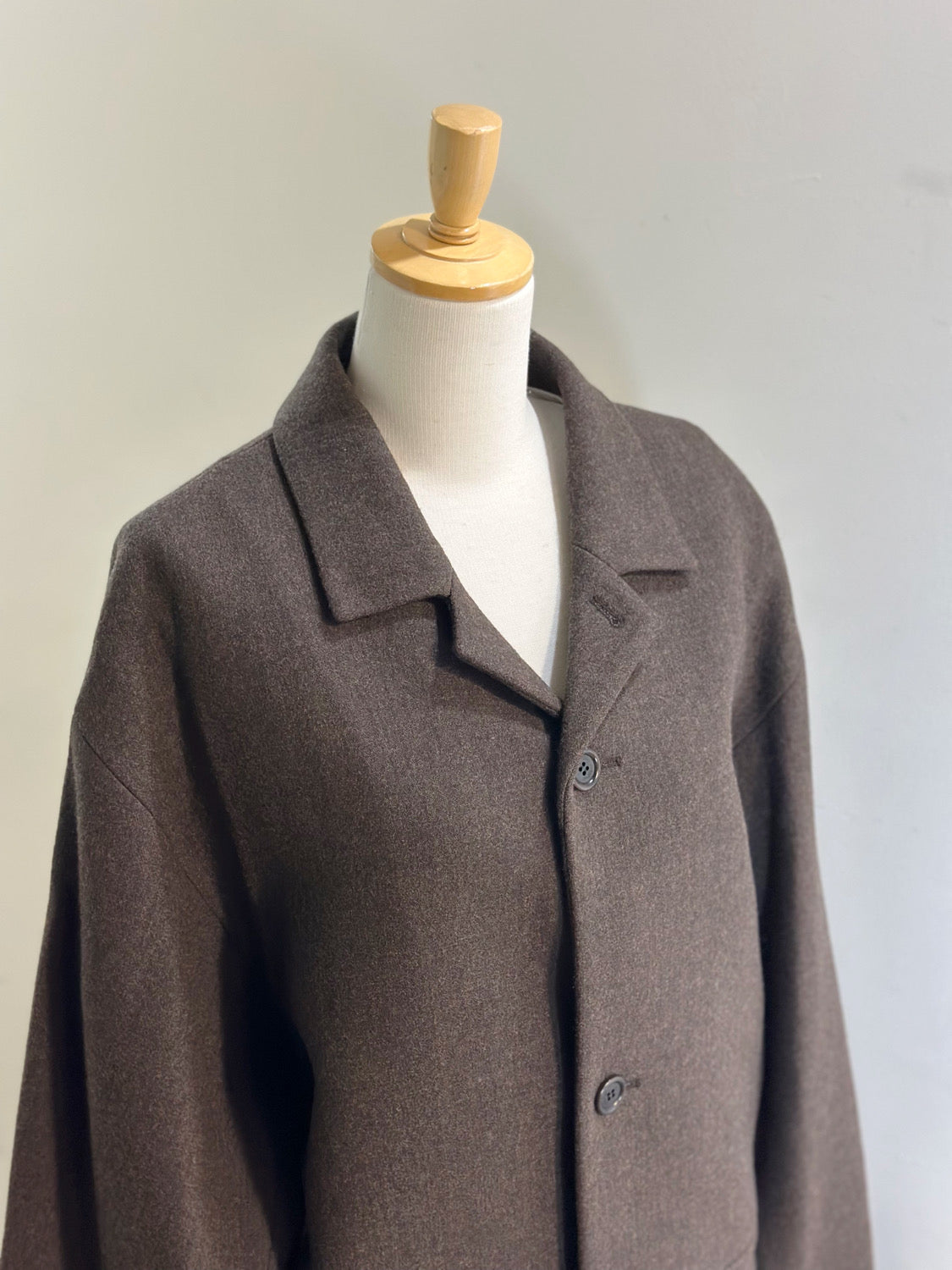 AMOMENTO WOOL CROP JACKET *UNISEX