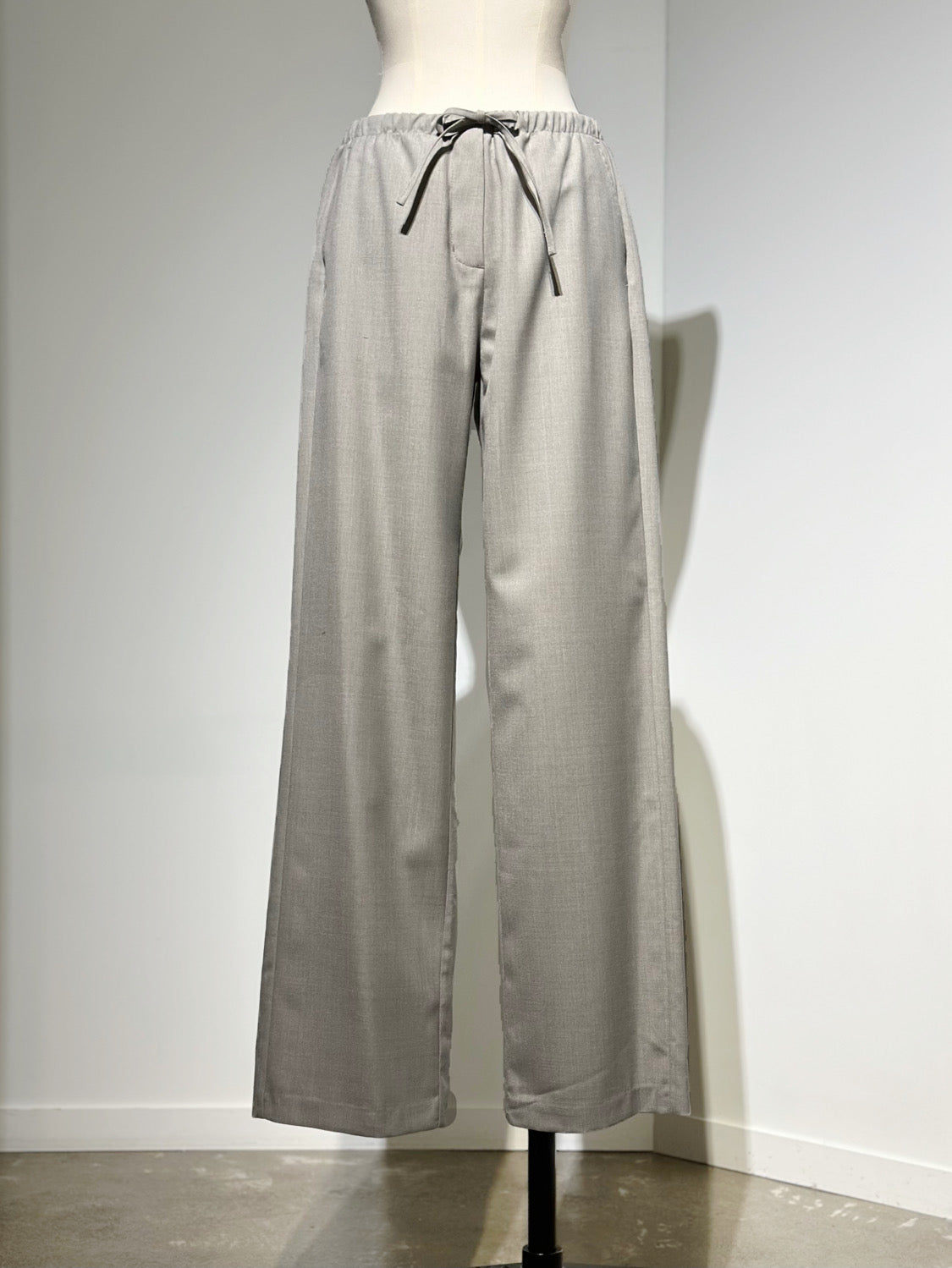 AMOMENTO WOOL BANDING PANTS
