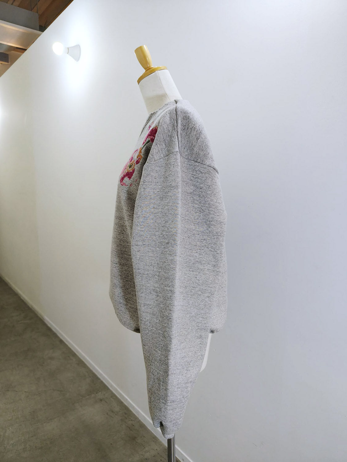 TANAKA ST-186-HGF THE SWEATSHIRT (FLOWER EMBROIDERY)