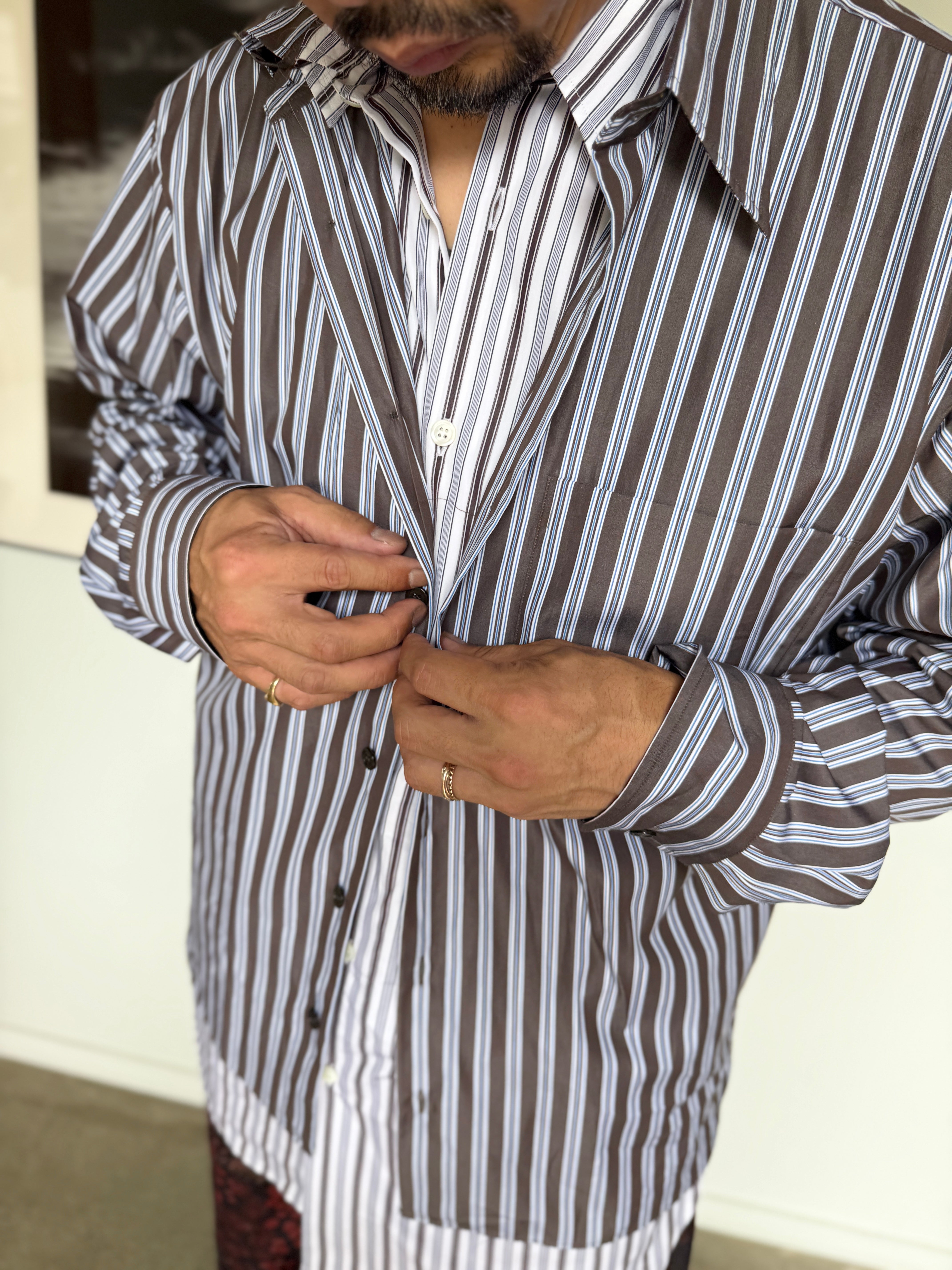 DRIES VAN NOTEN  CAMBER 4023 M.W.SHIRT